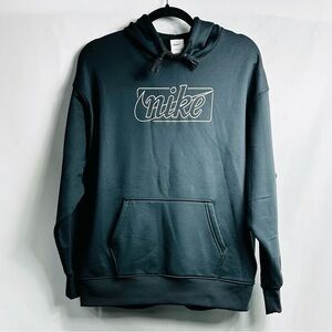 Nike Therma-Fit Unisex Sz Medium Black Pullover Long Sleeve Hoodie